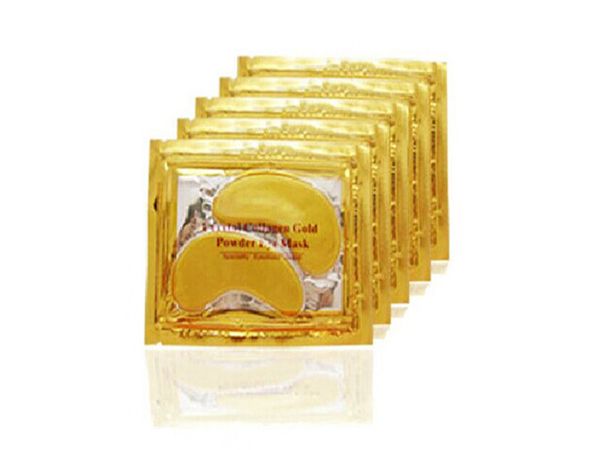 

горячая продажа кристалл коллаген золотой порошок eye mask golden mask придерживаться темных кругов dhl свободный корабль