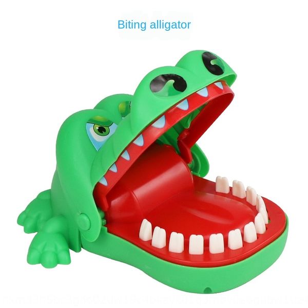

tiktok same-style hand-biting crocodile tooth-pulling shark hippo lighting whole-person parent-child interaction toy toy