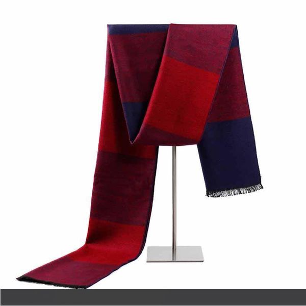 

luxury-100% cotton scarf for 2017 new fashion men's business travel scarf autumn winter warm business gift scarf