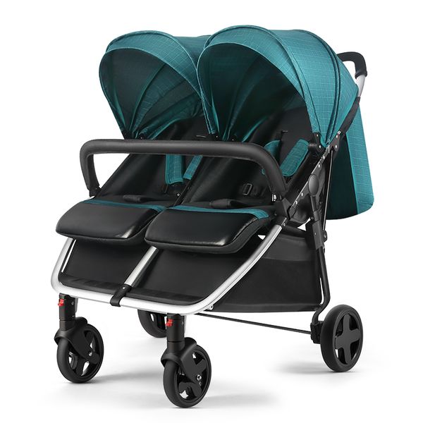 

strollers# shen ma twin baby stroller high landscape multi-child light folding double can sit/lie
