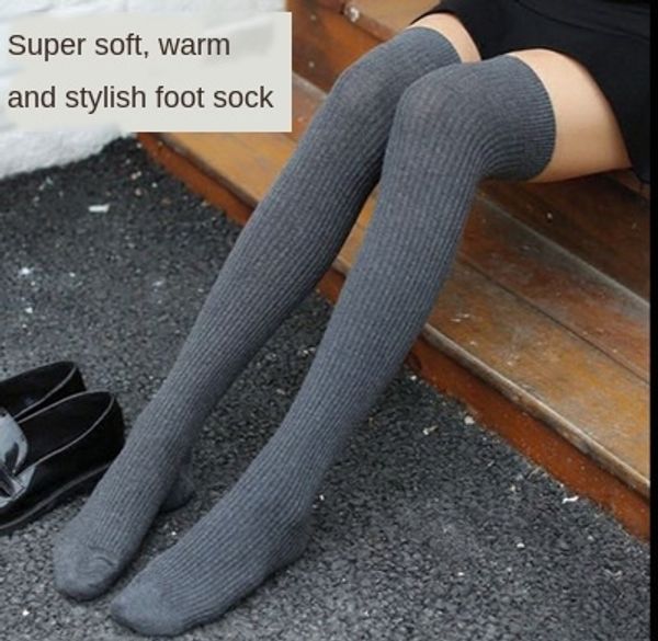 

japanese stockings and korean fine vertical knee socks new strip slim stockings academic style cotton women's socks tide, Pink;yellow