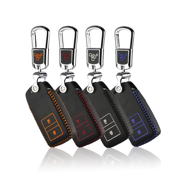

key case 2 button for honda acura cdx 2016 2018 1.5t nsx rdx leather car key cover holder key2s