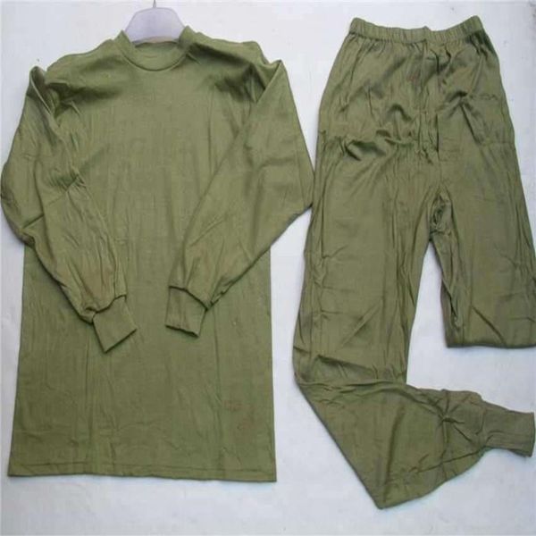 

p0los men's underwear 87 old-fashioned cotton underwear and clothesclothes suitgreen mine mine underground labor protection autumn clot, Black;white