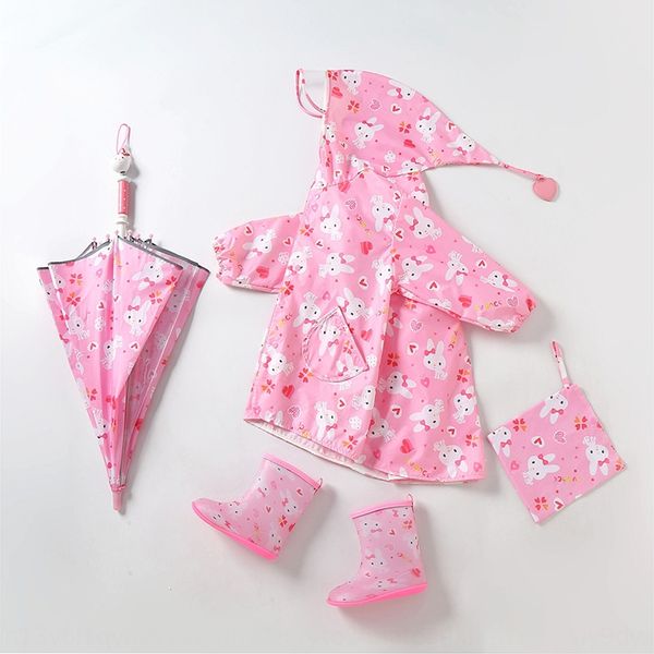 

children's raincoat boy's kindergarten pupils children's brim school protection protective poncho girl's whole body baby, Red;brown