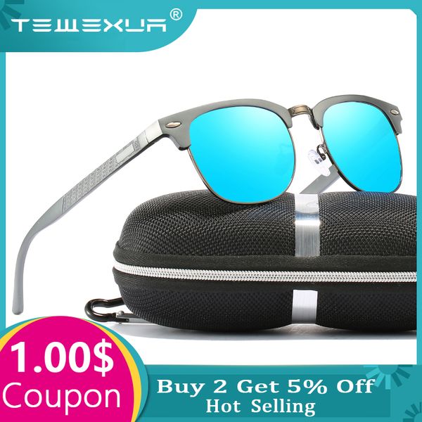 

brand 2020 aluminum magnesium sunglasses men polarized square metal frame sun glasses driving fishing eyewear zonnebril heren, White;black