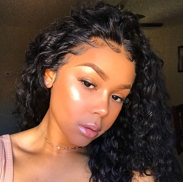 

deep wave wig bob lace front wigs 13×4 lace front human hair wigs for black women mongolian nonremy bob wig lace wig human hair