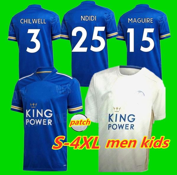

men kids soccer jersey 20 21 football shirt city 2020 2021 vardy maguire camiseta de fÃºtbol ndidi maddison maillot de foot uniform, Black;yellow