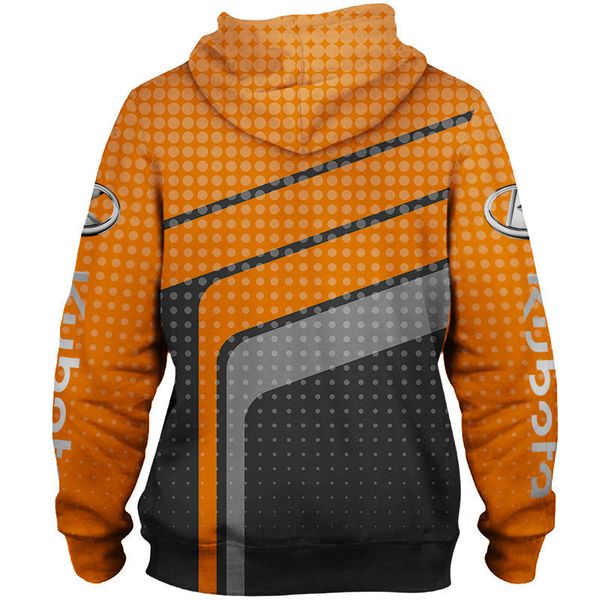 

sportswear cross-border selling kubota motorcade logo 3d digital printing round neck zipper sweater short sleeve european, Black