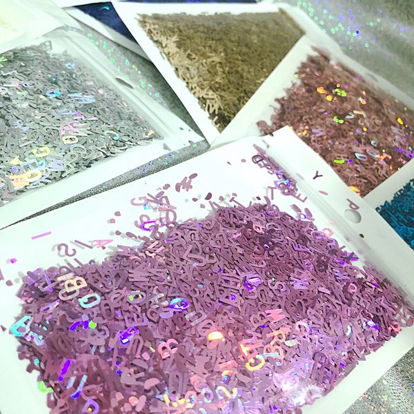 

diy craft glitter letter jewelry alphabet shaker fillings holographic accessories phone case decor sequins glitters art cosmetic airue