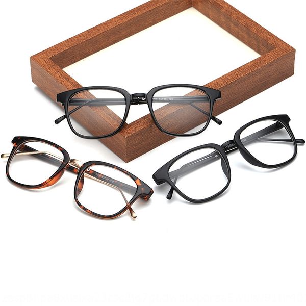 

2019 new fashion plain mirror imitation tr90 glasses frame student ultra light glasses frame, Silver