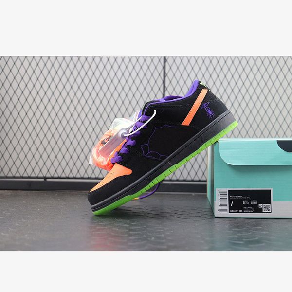 

naf1sb 2020 горячая продажа мужчины кроссовки dunk sb bq6817-006 low night озорства black total orange court volt хэллоуин кроссовки size36