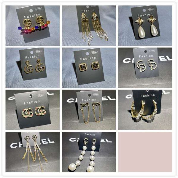 

non-xiaoxiang earrings yang shulin dijia ancient letter earrings cd earrings double g personality wild korean version, White