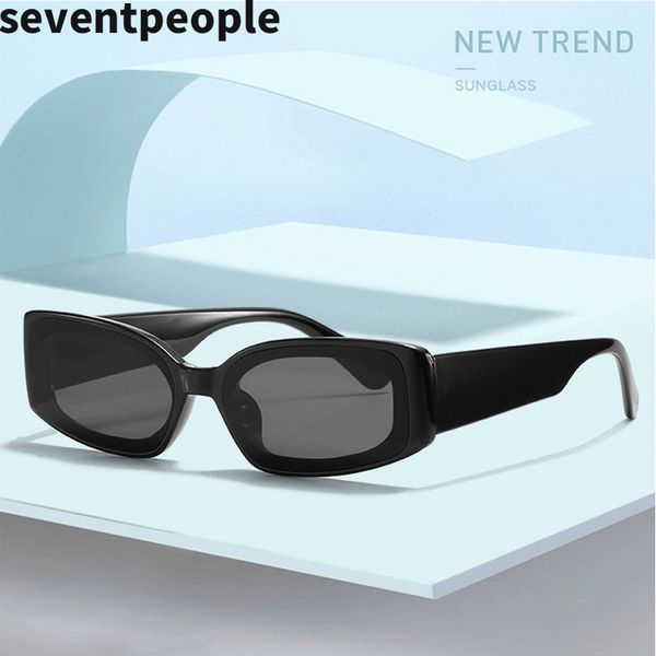 

vintage small square sunglasses women 2020 brand designer luxury retro rectangle sun glasses female candy color sunglass, White;black
