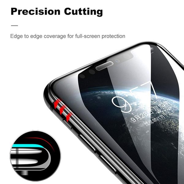 

tempered glass screen protector for iphone 11 11 pro max xr x xs max full cover 9d 0.3mm 9h protective film for 7 8 plus 6 6s