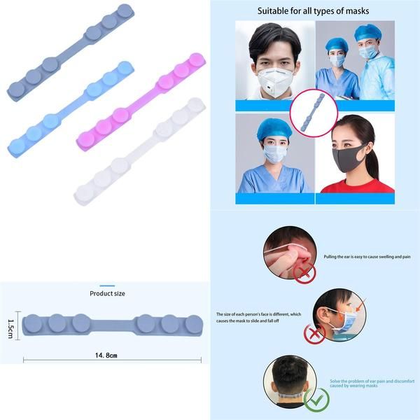 

mask ear hooks third gear adjustable mask ear grips extension hook face masks buckle holder adjustable face mask hook ear ojiok lyhpshop