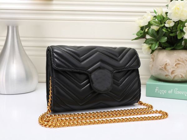 

fashion love heart v wave pattern satchel shoulder bag chain handbags crossbody purse lady leather classic style tote bag with gift bag