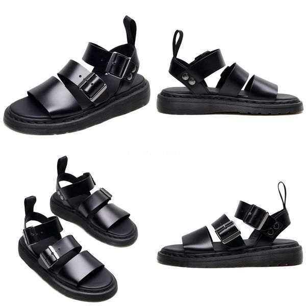 

women summer sandals 2020 ins multi colors female shoes big size 45 hook loop shoes beach sandalias mujer#109, Black