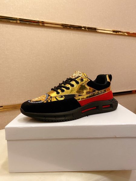 

мужская обувь моды luxury дышащий высокое качество спорт повседневная обувь zapatos де hombre кожа кроссовки мужские теннисные туфли свободн, Black