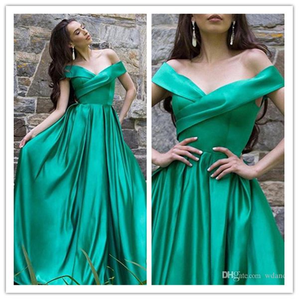 

2020 dark green long prom dress off the shoulder a line full length elegant women evening party gown occasion dresses vestido de noite, Black;red