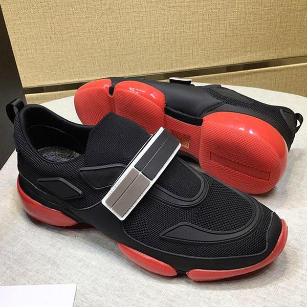 

lightweight cloudbust sneakers mens shoes zapatos de moda para hombre fashion sports footwears outdoor walking hook &loop casual men shoes, Black