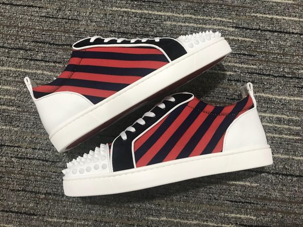 

new campus studend skate shoes,luxuious design red soles junior spiked varsijunior canvas with stripes lovers sneakers outdoor trainers, Black
