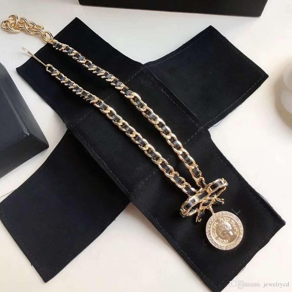 

necklaces are popular in europe and america designer style leather necklace, Silver