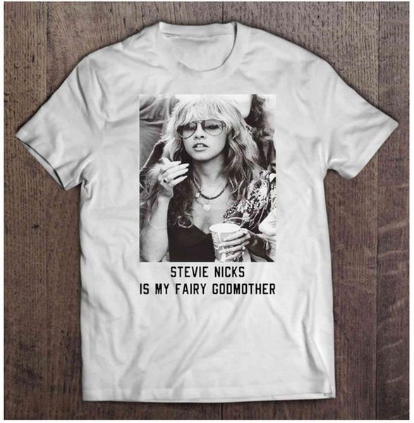 

стиви никс моя фея футболка (унисекс) s-xxl верхней футболка, White;black