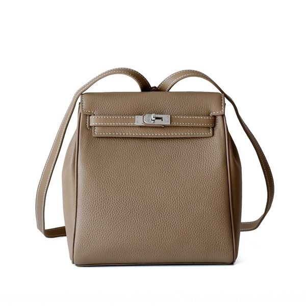 

jtjcb genuine leather kelly women's fashionable simple layer cowhide genuine leather kelly women's backpack fashionable simple lay