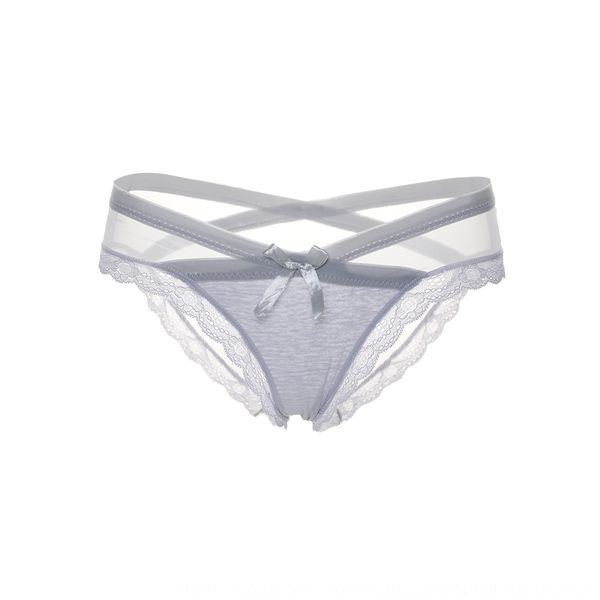 

avdzu medium and low waist cotton crotch lace underwear women's breathable underpants underwear underpants seamless large size brie, Black;white