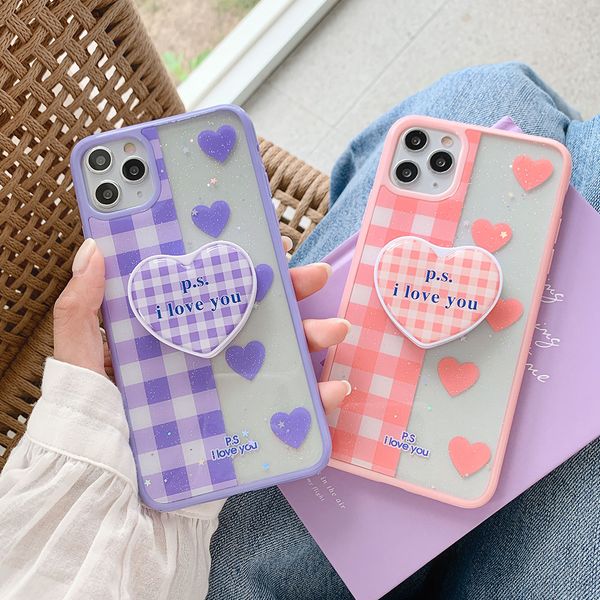 

new luxury glitter lattice anti-fall tpu soft cover phone case for iphone 11 pro max 6 7 8 plus x xs xs max clear soft cover