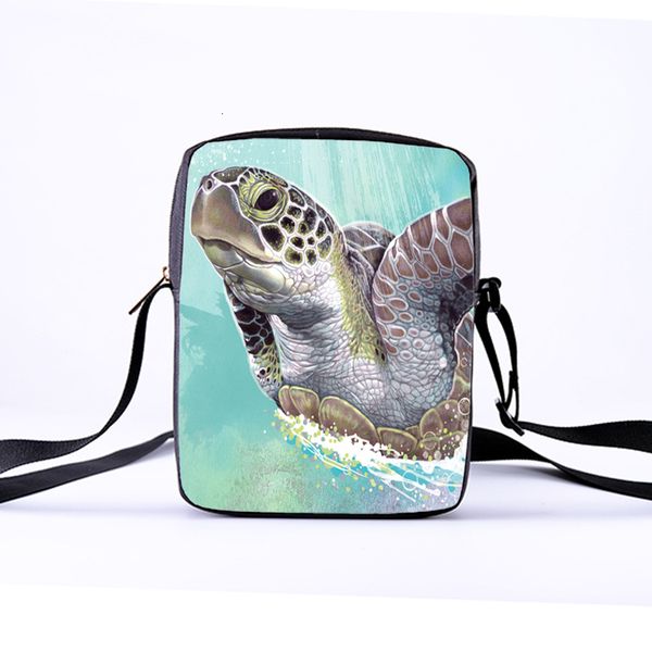 

crowdale women messenger bags 23x17x5cm 3d-denim animal shoulder bag handbags sea turtles messenger bag children crossbody bag
