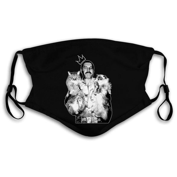 

queen freddie mercury hugging kitten lovers men black stock mask women kids pm25 queen freddie ebvnk