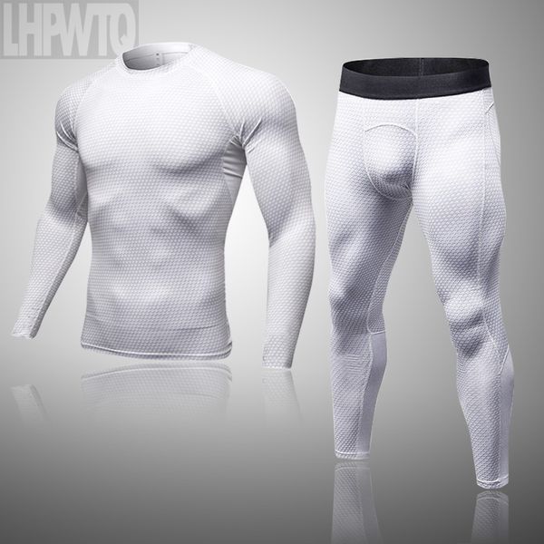 

men's sports set sport shirt men running 2pcs gym suit for leggings fitness compression clothing jogging men sportswear t-shirts, Black;blue