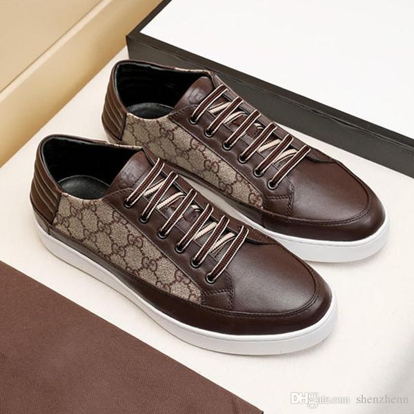 

luxury mens shoes casual fashion with box zapatos de hombre men shoes casual vintage scarpe da uomo footwear breathable fashion shoes mens, Black