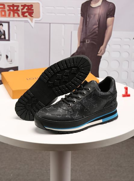 

new72 design high-quality casual men's shoes fashion all-match sports shoes comfortable and breathable travel shoes original box packag, Black