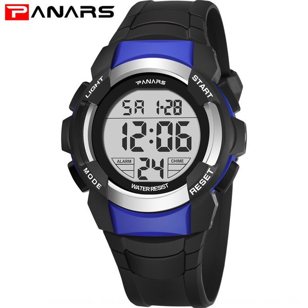 

children and students waterproof electronic alarm luminous watch luminous alarm boy and girlstyle unicorn watch, Blue