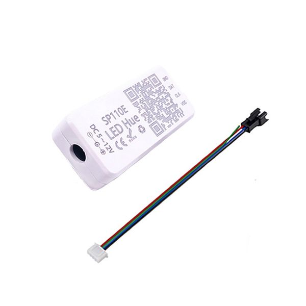 

led sp110e bluetooth pixel led remote controller for ws2812b sk6812 lpd8806 dmx512 1903 rgb rgbw strip light controller