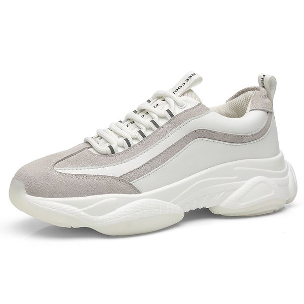 

breathable men's shoes spring tide shoes 2020 new ins sports casual wild daddy men increased white