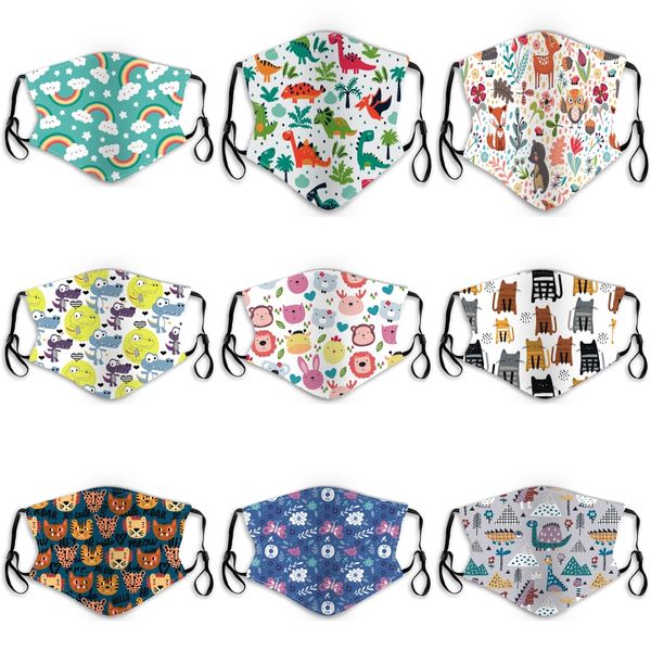 

ребенок лицо рот маски черного хлопок рм2,5 против пыли маски фильтра ветрозащитного рта-муфельная мода маски дышащих # 740