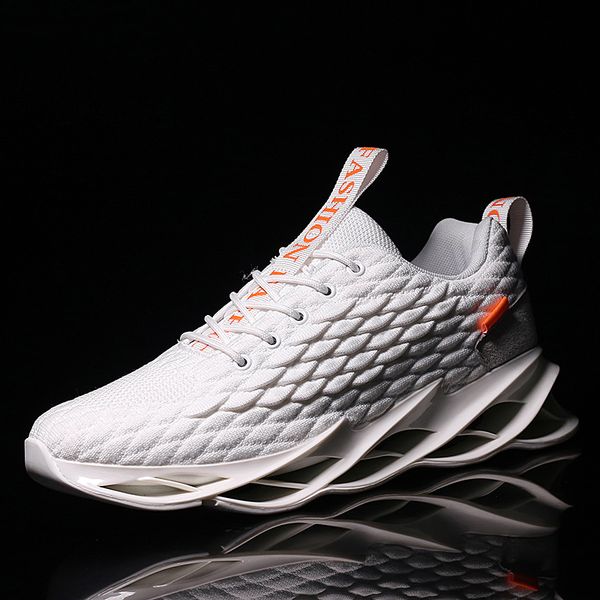 

men's running shoes personality blade sole sneaker outdoor sports comfortable breathable fashion jogging professional design, Black