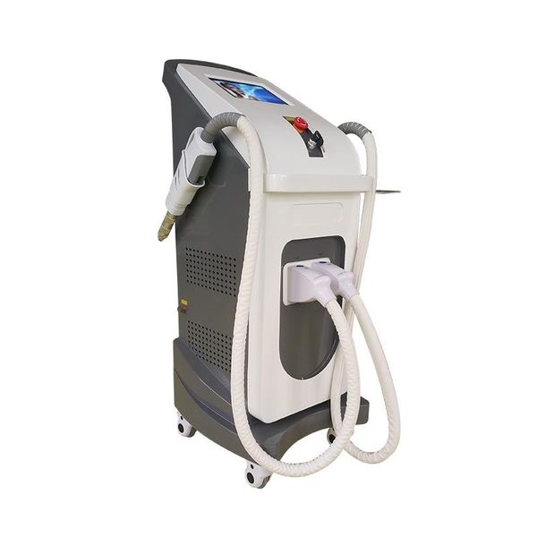 

new efficient laser hair removal opt shr + nd yag laser + light + rf beauty laser equipment ipl shr hair removal machine transport dhl