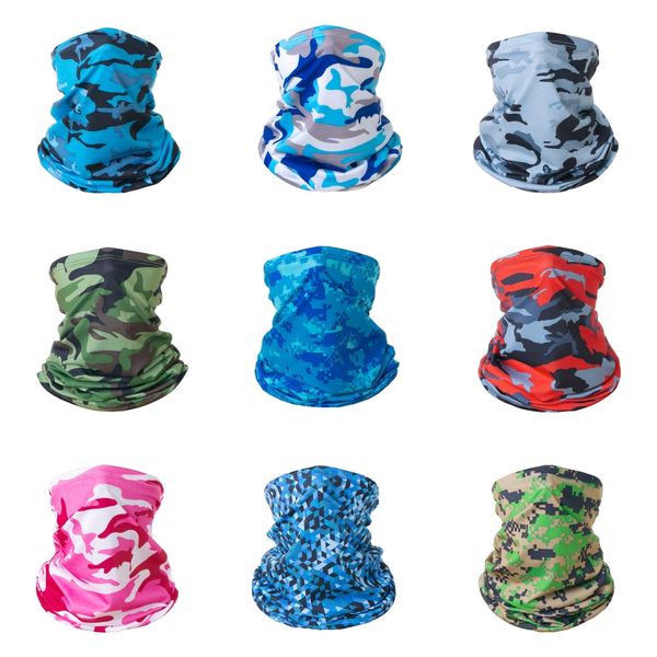 

camouflage national flag magic scarf cycling seamless balaclava head scarves headband neck face warmer motorcycle b #706#563#512, Black