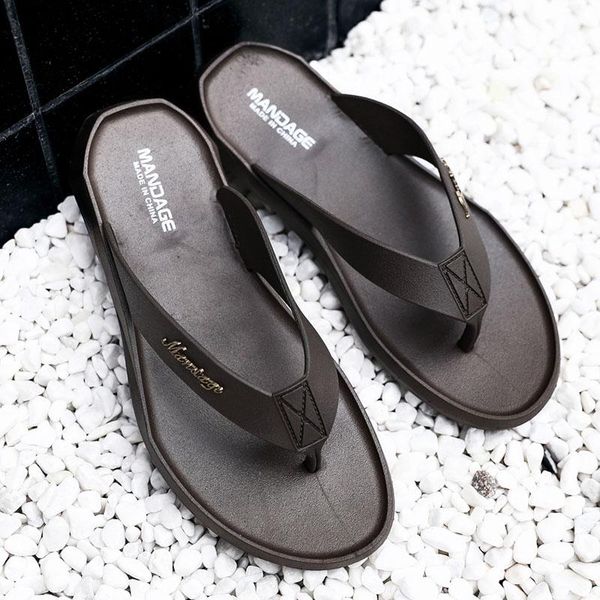 

brand design sliders mens summer sandals beach slippers ladies flip flops loafers black khaki blue grey slides chaussures shoes