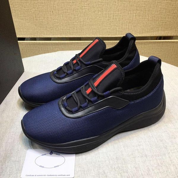 

fast delivery mesh and neoprene sneakers men 's shoes outdoor walking chunky sneakers style lace -up vintage type men shoes zapatillas, Black