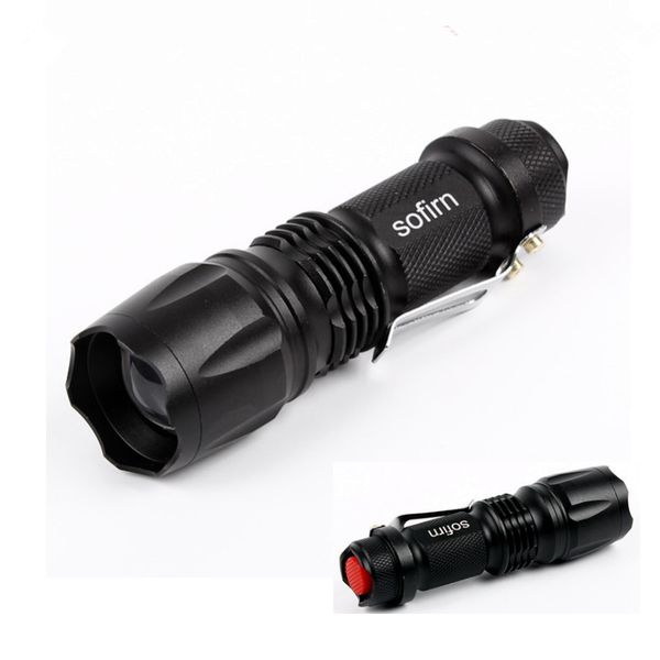 

tactical led cree xpe светодиодный фонарик 14500 масштабируемые факел лампы мини вспышка света фонарика зум 3 режимы