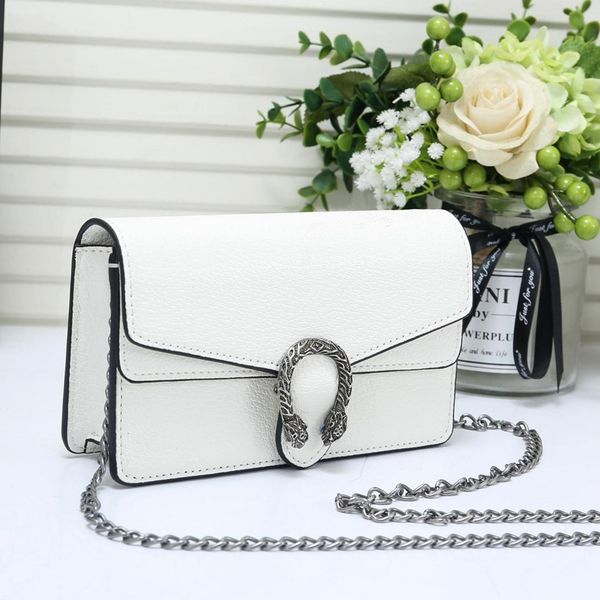 

new arrival bolso bandolera womens bag simple style leather chain crossbody bag shoulder small flap designer luxury lady messenger bags