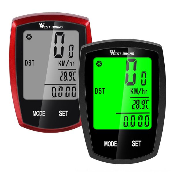 

west biking wireless luminous touch bicycle luminous bicycle screen english code table wired code table cycling