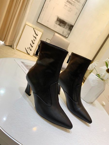 

2020r new high-end martin boots female british wind thick with boots ladies motorcycle straps short boots, original box delivery