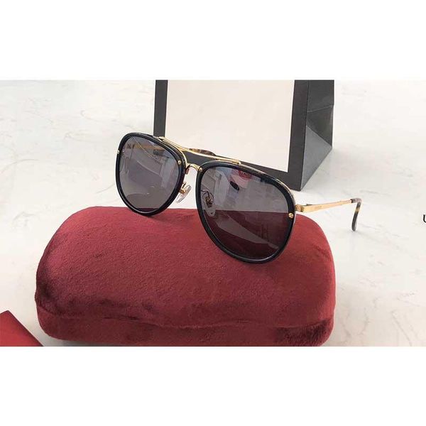 

2020 summer 0662 pilot sunglasses havana brown shaded lenses uv400 protection sonnenbrille sun glasses men women sunglasses shades new, White;black