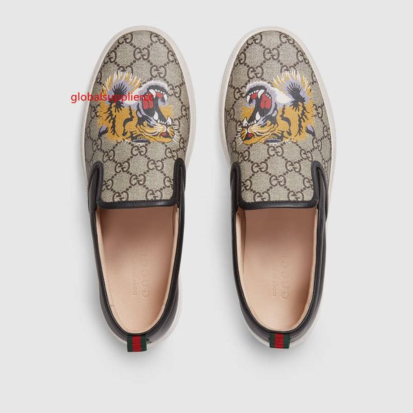 

women leather running shoes ace embroidered sneaker loafers drivers espadrilles sneakers flats shoes, Black;green